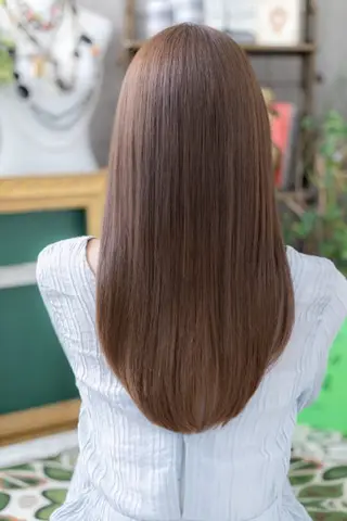 ロング カラー 土井 美奈代のヘアスタイル