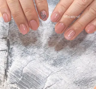 ネイル 北浦和 自爪育成ケアのネイルデザイン