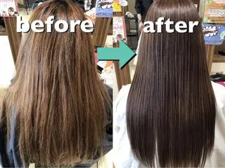 ロング 縮毛矯正/髪質改善 主税巧一のヘアスタイル