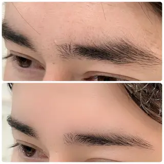 アイブロウ Will梅田店所属・miu/韓国風 デザインカラーのヘアスタイル