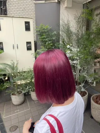 カラー 個性派ネイル シノのネイルデザイン