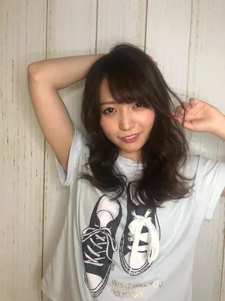 ロング 【似合うが見つかる】 Hanaのヘアスタイル