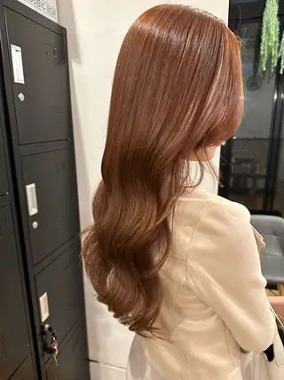 ロング カラー ヘアアレンジ 髪質改善🫧美髪矯正 🤍Yuiのヘアスタイル