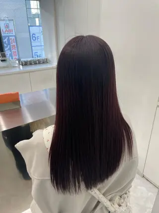 ロング カラー 中韓レイヤー/ ブラウン🤎はやとのヘアスタイル