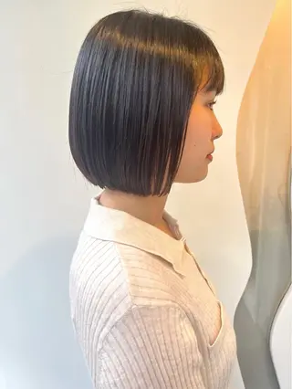 ショート ボブ/透明感カラー /大宮/たぐち🥣のヘアスタイル