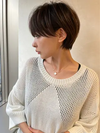 ショート 👑白髪ケア👑 ウメダナオヤのヘアスタイル