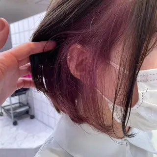 ショート カラー ガーリーstyle ❤︎misaki🏹のヘアスタイル