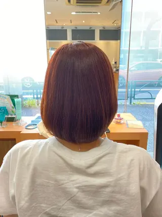 カラー パーマ 🟢NEGi🟣 🫧髪質改善のヘアスタイル