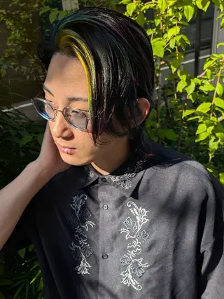 ショート カラー メンズ fuwat所属・秋葉原でカラーする なら🐉ちぇーたんのヘアスタイル