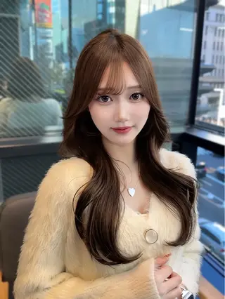 ロング カラー ヘアアレンジ ⭐️ショート/ボブ/ 艶カラー/りょうがのヘアスタイル