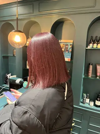 ミディアム カラー 🌻暖色カラー🌻 sakuraのヘアスタイル