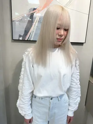 ロング カラー ダメージレスブリーチ 専門美容師/クワさんのヘアスタイル