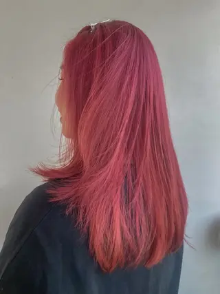 ロング カラー ヘアアレンジ 🎀韓国レイヤー 🎀白石菜々のヘアスタイル