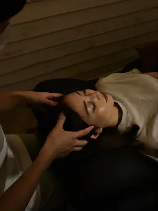 セミロング カラー パーマ ヘアアレンジ メンズ キッズ ネイル マツエク・マツパ アイブロウ ドライヘッドスパ専門店 美眠六本木店所属・ドライヘッドスパ美眠 六本木 本店のヘアスタイル