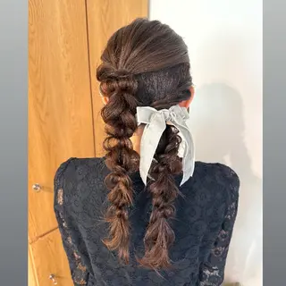 ロング ヘアアレンジ 褒められヘアメイク /‎ボブ女子🐶みおのその他イメージ