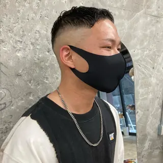 メンズ 🟢ウルフ／スパイラ ルパーマ／大西🟢のヘアスタイル