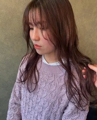 ロング BE HERE NOW N°04野々市三納店所属・イタヤ マイカのヘアスタイル