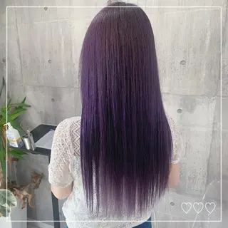 ロング カラー ヘアアレンジ 💕ブリーチ/ヘアメ 🎀YUUKAのヘアスタイル