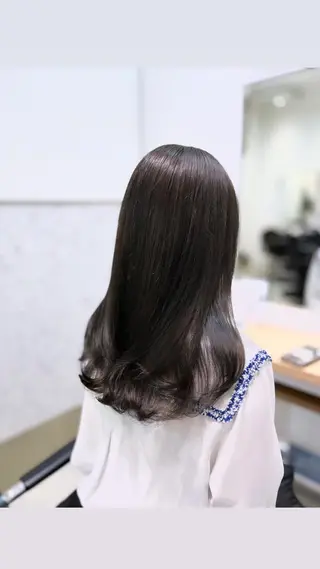 セミロング カラー ヘアアレンジ GO TODAY SHAiRE SALON 原宿verno店所属・完全💗マンツーマン marinのヘアスタイル