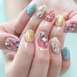 ネイル QULEONAIL所属・大城 裕麻のネイルデザイン