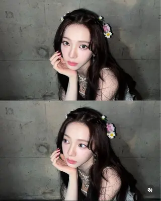 ロング カラー ブリーチなし🌼トレ ンド🌼似合わせのヘアスタイル