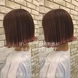 ショート カラー レイヤー/艶髪 🇰🇷Ryotaのヘアスタイル