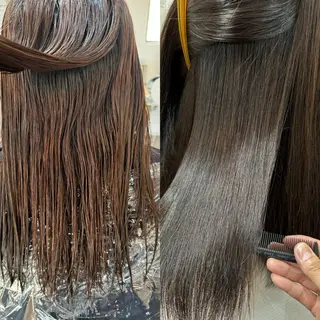 セミロング 髪質改善美容室bokuno3号店所属・前髪生えぐせ直し♡ お顔周りカット☆スガのヘアスタイル