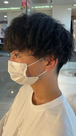 パーマ メンズ SHUN メンズパーマのヘアスタイル