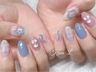ネイル 芦辺 香奈のネイルデザイン