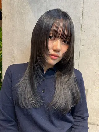 ロング カラー . nanamiのヘアスタイル