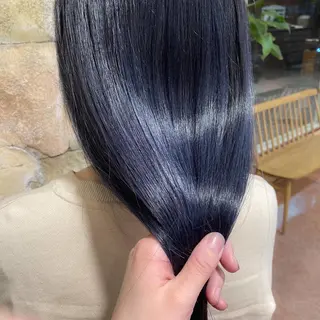 ロング カラー 水島 悠香子のヘアスタイル