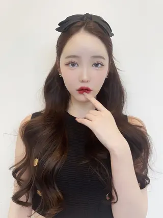 ロング カラー ヘアアレンジ SALOWIN原宿ash店所属・憧れの艶ハイトーンへ 🌙サイダサキのヘアスタイル