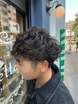 パーマ メンズ ヤシロケンタ メンズ特化のヘアスタイル