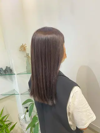 カラー 髪質改善カラー🤍 エクステ✨君島由実子のヘアスタイル