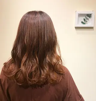 セミロング カラー 🌈🌸あおき みちる🌟💗のヘアスタイル