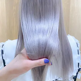 ロング カラー ハイトーンカラー ⭐️NAZUNAのヘアスタイル
