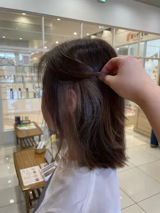 ミディアム 韓国カラー／エクステ 松戸梨杏のヘアスタイル