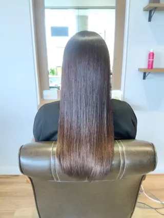 ロング カラー 堀 望美のヘアスタイル