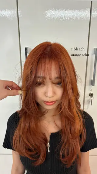 ミディアム elena byartefice所属・安達 萌花のヘアスタイル