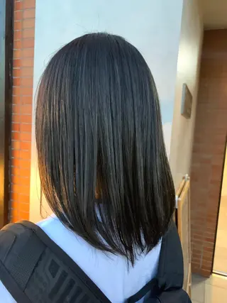 セミロング カラー Manami ♡のヘアスタイル