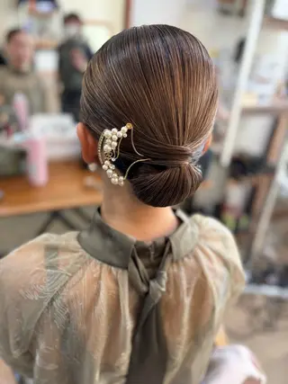 ヘアアレンジ ヘアセット/卒業式 袴着付け✨清水玲歌のヘアスタイル