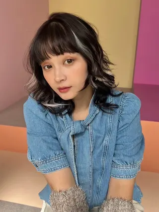 ミディアム カラー 🦄垢抜けボブ特化× 暖色カラー未来🦄のヘアスタイル