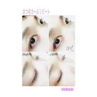 マツエク・マツパ 美容室 HIIRAGIのマツエク・マツパデザイン