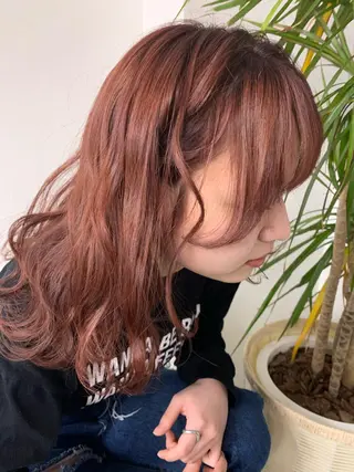 セミロング カラー メンズサロンロス【LOSS】所属・メンズパーマ/新潟駅 NOBUTA🔥のヘアスタイル