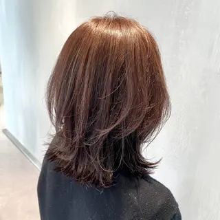 セミロング DX SHARE SALON所属・matka白髪ぼかし 大人ヘア/KEIKOのヘアスタイル