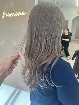 セミロング 透明感カラー／ 髪質改善／ボブ／中山のヘアスタイル