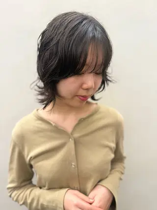 ミディアム パーマ Paddle所属・似合わせレイヤー/ レイヤーパーマ/高倉のヘアスタイル