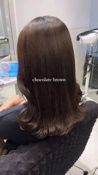 ミディアム カラー ヘアアレンジ ねいるとあいの店キュプレ橘通店所属・harua キュプレ/アイリストのマツエク・マツパデザイン