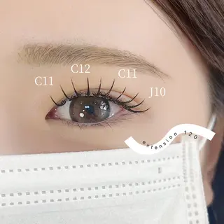 マツエク・マツパ 🩵wao_ norimi🦦ꕀのマツエク・マツパデザイン