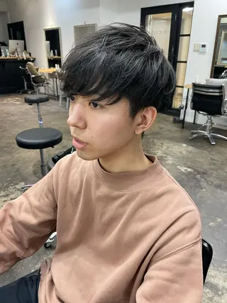 ショート メンズ メンズパーマ メンズ特化ryoのヘアスタイル